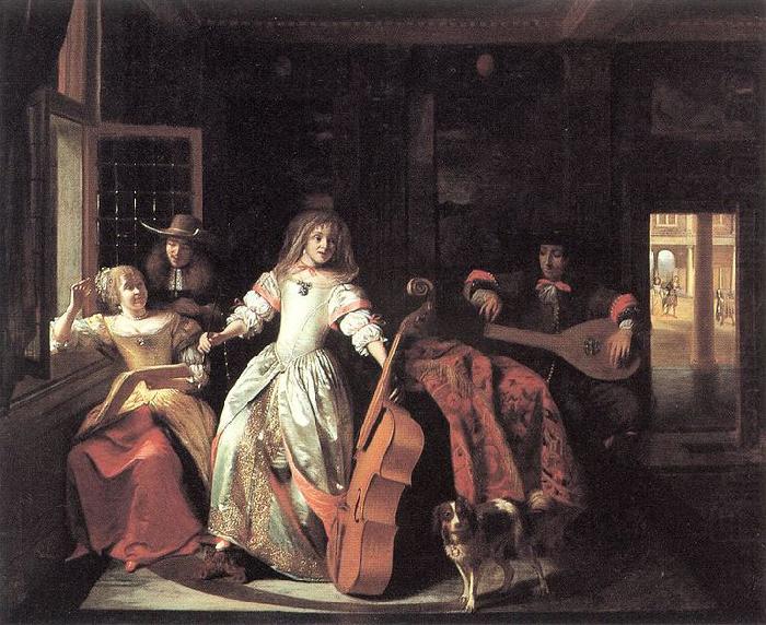 A Musical Conversation, Pieter de Hooch